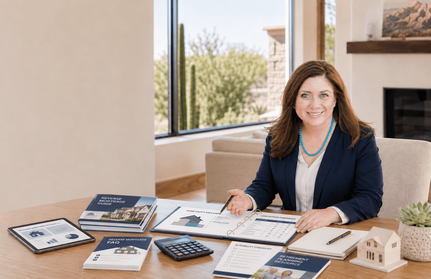 Ann Bryant answering reverse mortgage questions